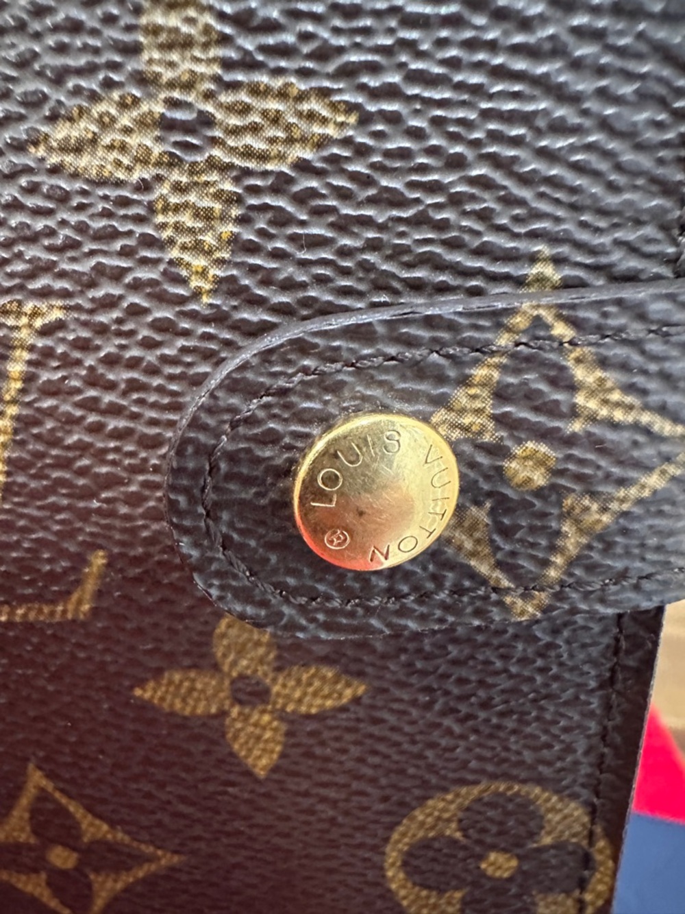 Authentic Louis Vuitton Monogram Canvas Small Agenda Cover - Brown/Tan - Picture 8 of 15